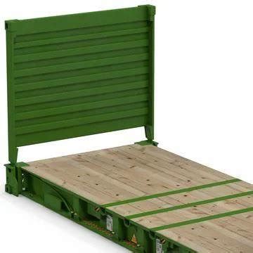 New 20ft Flat Rack Shipping Container – Conexlux Shipping Containers