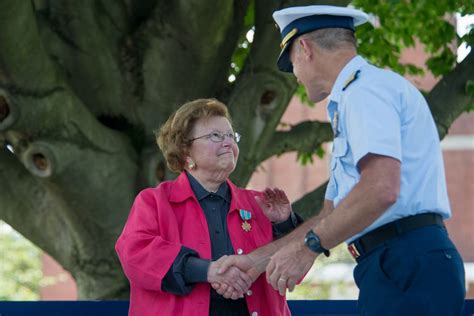 Dvids Images Sen Barbara Mikulski Receives A Coast Guard