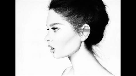 Face Female Side View Drawing Reference This profile view is of a ...