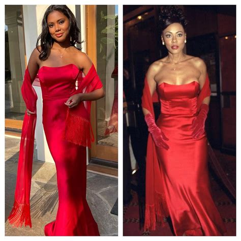 Lela Rochons Daughter Asia Wore Her Moms Dress To Prom And Were Obsessed Essence