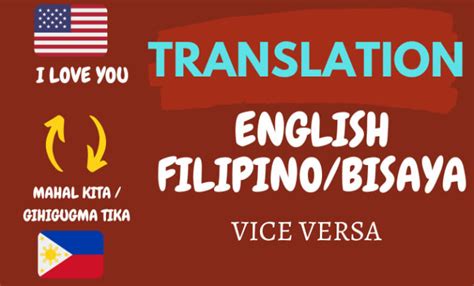 Translate English To Bisaya Or Filipino By Jolits Fiverr