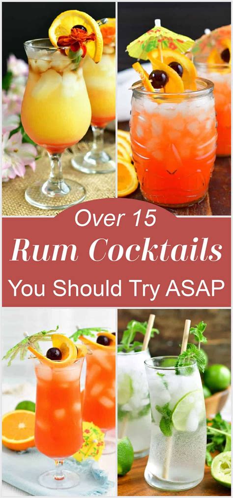 Rum Drinks You Should Try Artofit