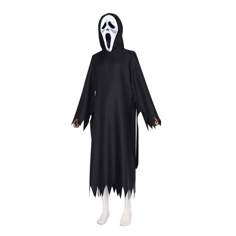 Scream 6 Costume 2023 New Scream Outfit Ghostface Robe Mask Gloves Full ...