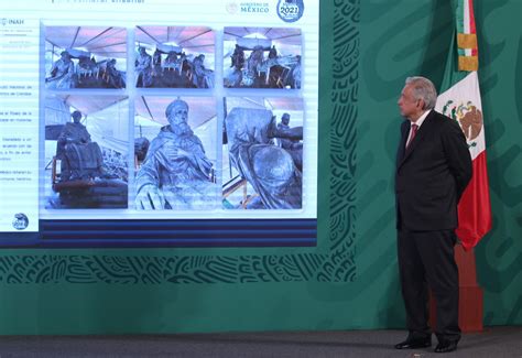 Amlo Celebra Que Estatua De Col N Sea Sustituida Por Mujer Ind Gena