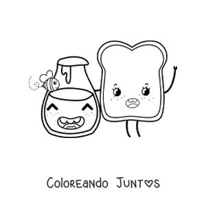 10 Dibujos De Miel Para Colorear Gratis Coloreando Juntos