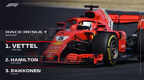 Sebastian Vettel Wins The 2018 British Grand Prix Rformula1