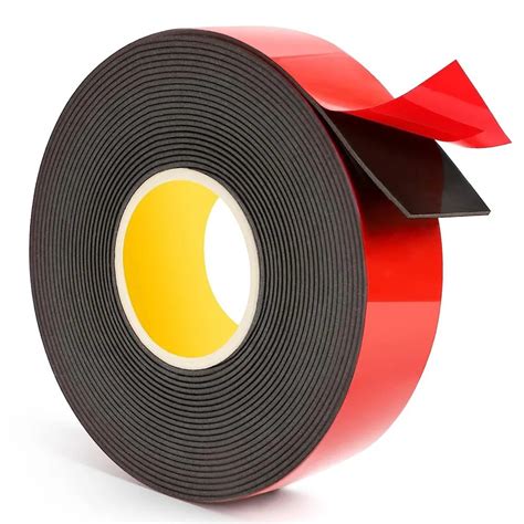 Double Sided Self Adhesive Black White EVA PE Polyethylene Foam Tape