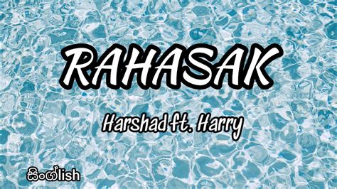 Rahasak Harshad Ibrahim Ftharry Lyrics Video Official Lyrics Video