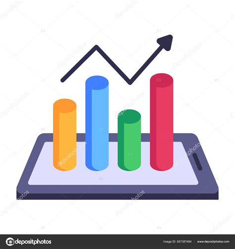 Business Graph Vector Illustration Stock Vector By ©smashingstocks 567387484