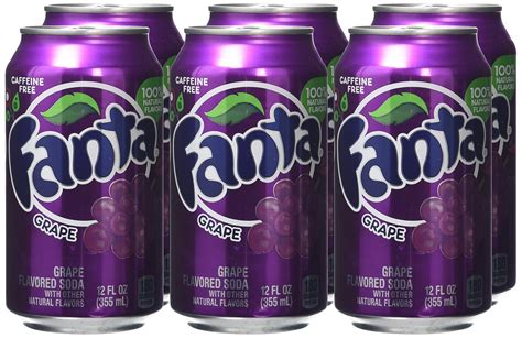 Fanta Can South Africa 330m Grape Flavour Coca Cola 2012 Purple Cans