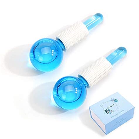 CIBLUTY ICE GLOBES For FACIAL 2 PCS Facial Globes For Massage Tool