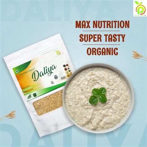 Indian Daliya 500 Gm Organic Pure Innate Organic Packaging Size 500