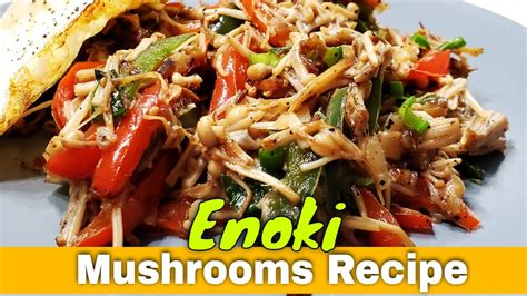 How To Cook Enoki Mushrooms Stir Fry Recipe By Homemade Kitchen Flavors