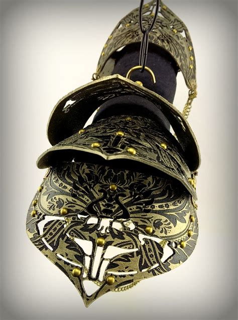 mens golden leather shoulder epaulets laser engraved etsy