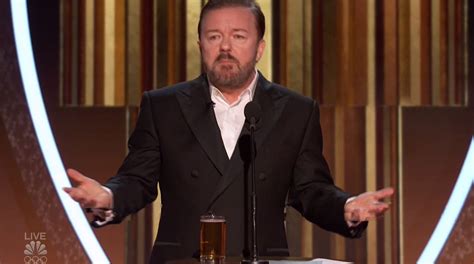 Golden Globes 2020: Ricky Gervais Skewers Stars in Open Monologue