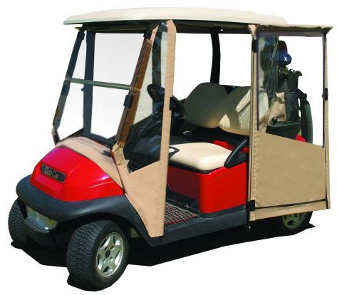 Club Car Precedent - DoorWorks Hinged Door Golf Cart Enclosure - Vinyl