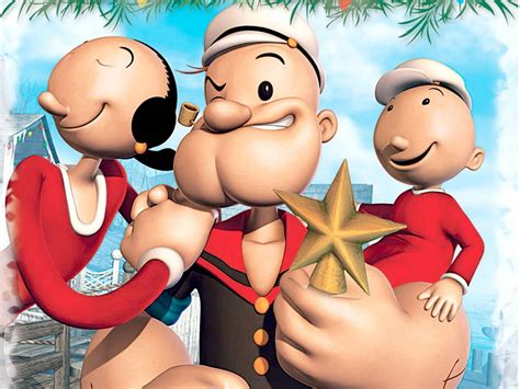 Popeye The Sailor Man And Olive Wallpaper