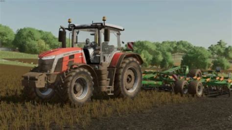 FS22 Massey Ferguson 8S US EU Series v 1 2 0 0 Massey Ferguson Mod für