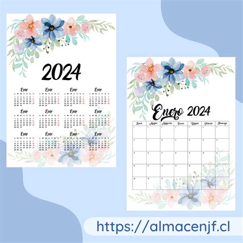 Calendario Y Planner Mensual Digital En Carta Y A Almac N Jf