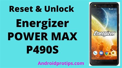 How To Reset Unlock Energizer POWER MAX P490S YouTube