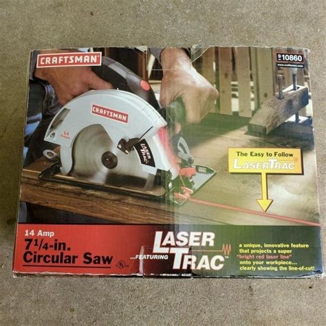 Craftsman 7 1 4 Circular Saw W Laser Trac Live And Online Auctions On