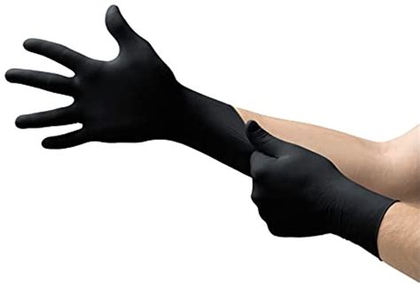 Microflex Microflex Midknight Black Nitrile Gloves 100ctbox