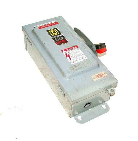 Square D H321awk 30 Amp Fusible Safety Switch Disconnect 240 Vac Surplus Select