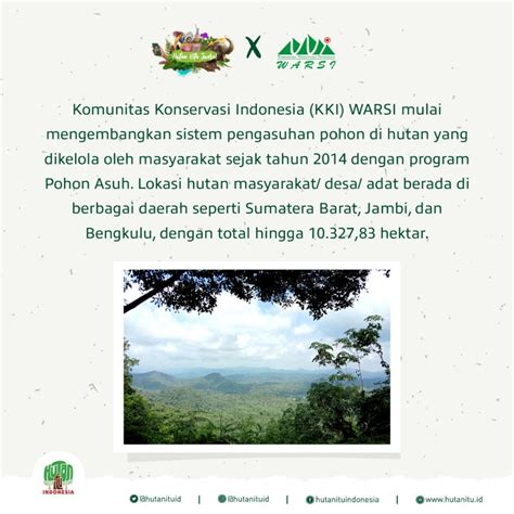 Donasi Hari Hutan Untuk Pohon Asuh KKI WARSI