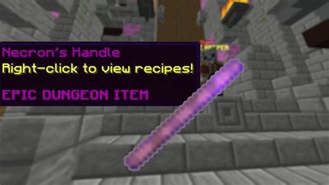 I Dropped Twenth Eighth Necron S Handle Hypixel Skyblock Youtube