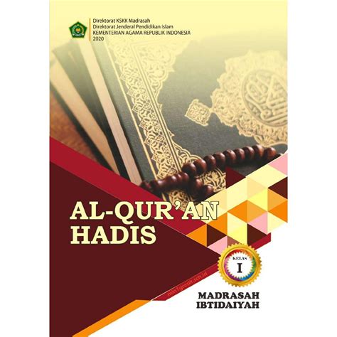 Jual Buku Al Quran Hadis Kelas 1 Madrasah Ibtidaiyah Kementrian Agama