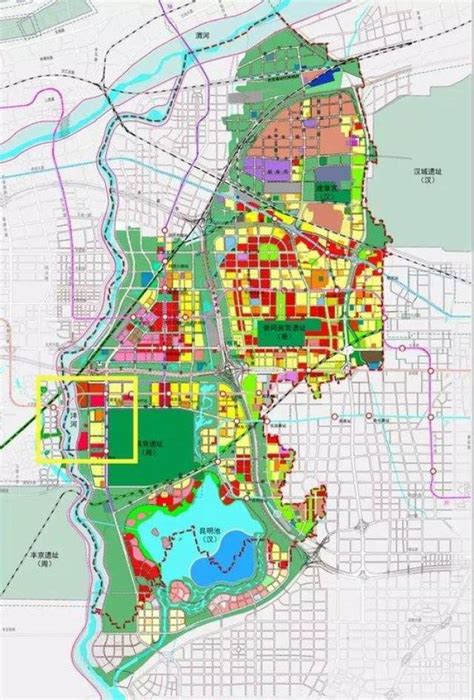 沣东新城规划图高清 西咸新区 西安沣东2020规划图 第7页 大山谷图库