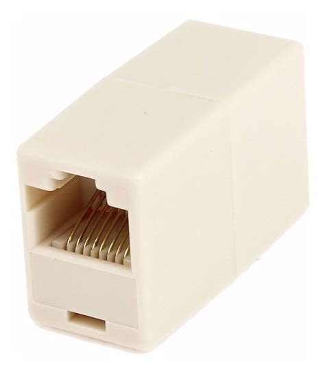 Conector Rj45 Hembra Hembra P Union Rapida De Cables De Red 120 00