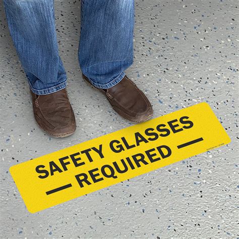 Wear Safety Glasses Signs Safety Glasses Required Signs