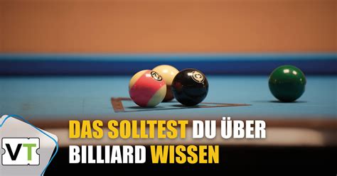 Alles was du über Billard wissen musst