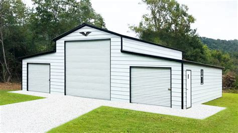 Design Price This X X Vertical Roof Metal Garage Online