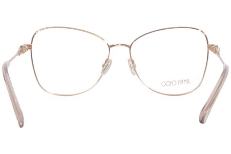 Jimmy Choo JC304 PY3 Eyeglasses Women S Gold Nude Full Rim Oval Shape 56 15 145 EyeSpecs