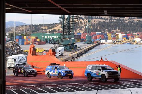 El Port De Barcelona Acull La Sortida De Vehicles Cap Al Ralli