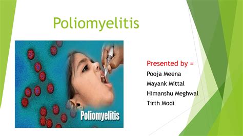 Poliomyelitis Microbiology Pptx