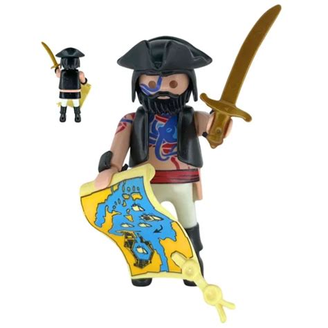 FIGURINE DE PIRATE Playmobil avec épée et carte EUR 3 49 PicClick FR