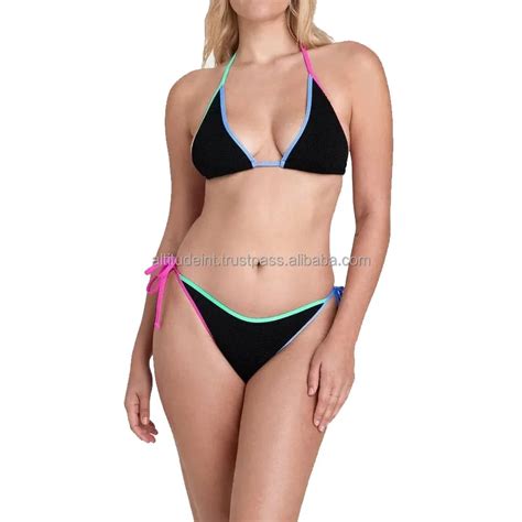 Fashion Show Swimwear Women Sexy Two Piece Bikini High Waisted Thong