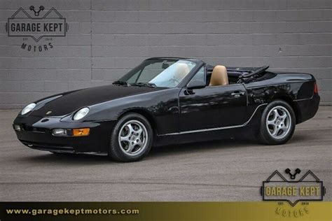 1994 Porsche 968 Cabriolet Black Convertible 3.0L I4 72393 Miles ...