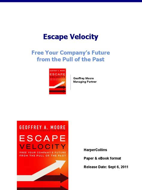 Escape Velocity | PDF | Innovation | Market (Economics)