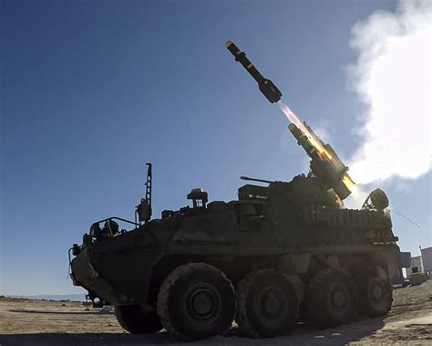 Watch The Armys New Missile Hauling Stryker In Action Task And Purpose