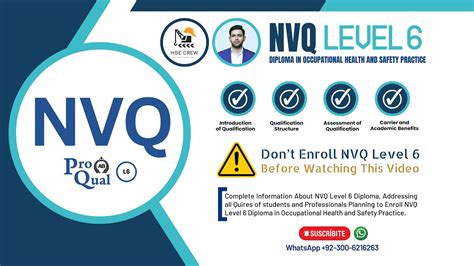 Nvq Level Proqual Level Nvq Diploma In Occupational Health And