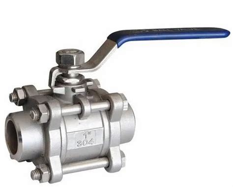 Three Piece Ball Valve At Best Price In India