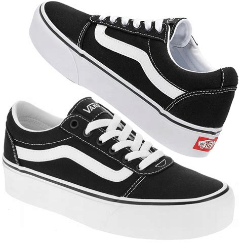 BUTY DAMSKIE VANS OLD SKOOL CZARNE PLATFORMY R 37 12435992674 Allegro Pl