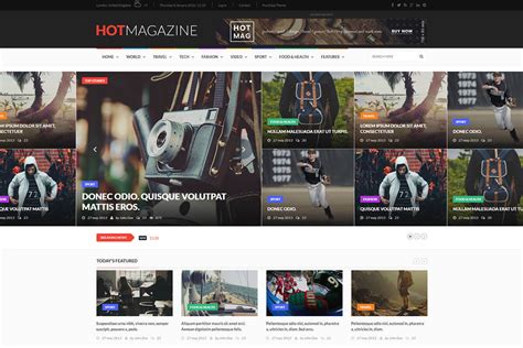 Best News Website Templates To Create News Website Edition