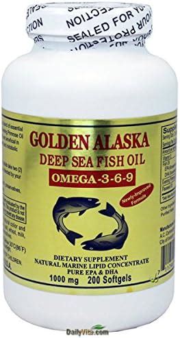 Amazon Alaska Deep Sea Fish Oil Omega 3 300 Softgels Bill