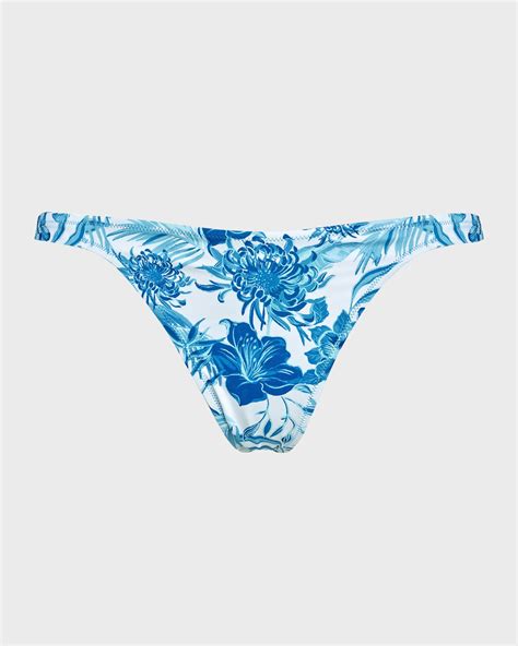 Vilebrequin Tahiti Flowers Jersey Bikini Bottoms Neiman Marcus