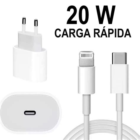 Carregador Turbo Usb 20w Para Iphone 11 12 13 14 15 Pro Max Shopee Brasil